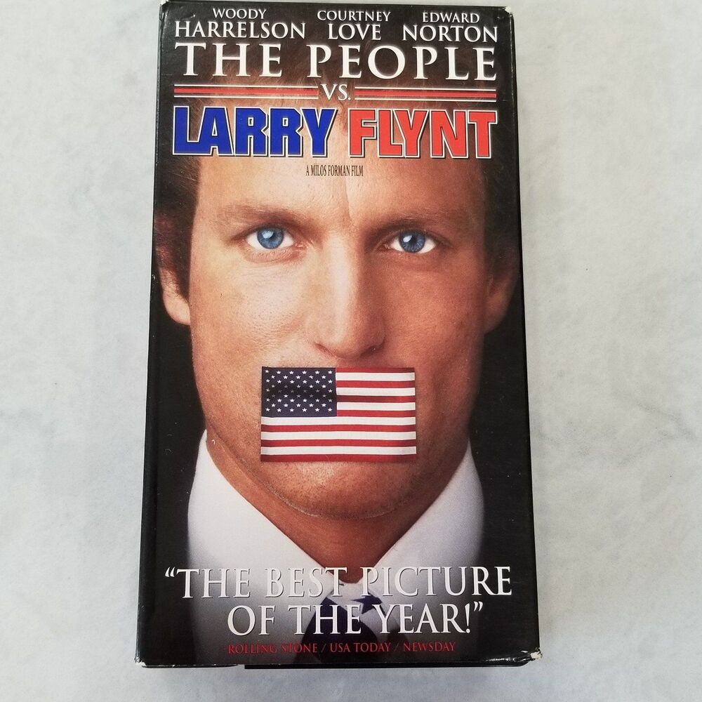 The people vs larry flint vhs movie